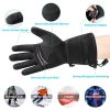 Winter Motorcycle Fashionable USB Heating Snowboarding Gloves Waterproof Windproof Touch-Screen Features Skiing